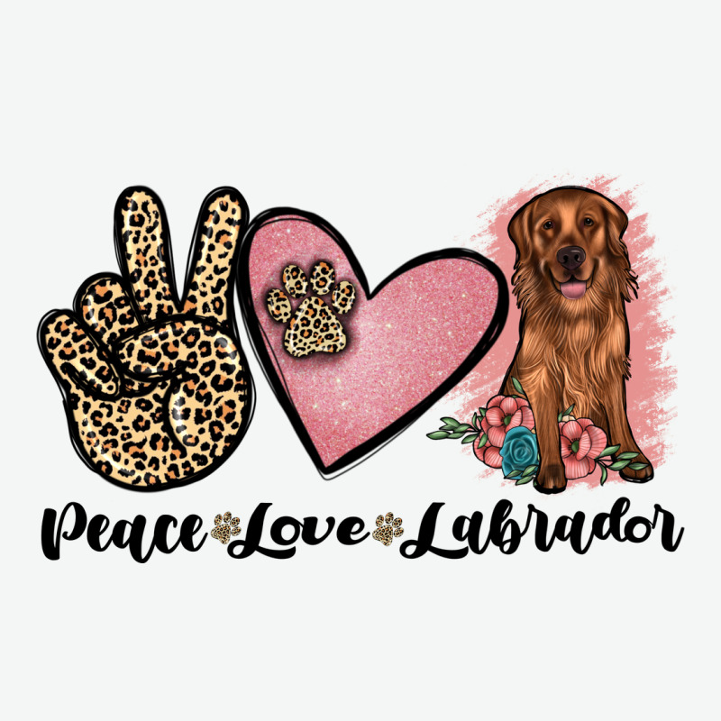 Peace Love Labrador Urban Heavy Tee by JahusDesignShop | Teevron