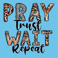 Pray Trust Wait Repeat Premium Sweatshirt | Teevron
