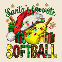 Santa's Favorite Softball Bbs Ladies Tee | Teevron
