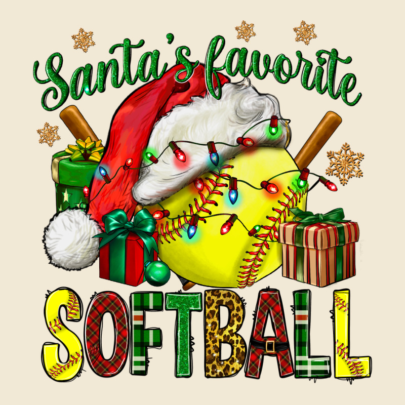Santa's Favorite Softball Bbs Ladies Tee by BundleAndBundleShop | Teevron