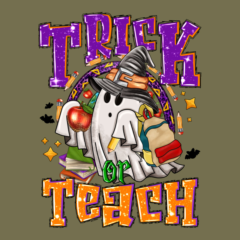 Trick Or Teach Halloween Vintage Hoodie by NancyCooperArtShop | Teevron