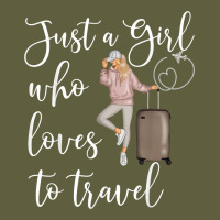 Just A Girl Who Loves To Travel Traveling Women Nomad T Shirt Vintage Tee | Teevron