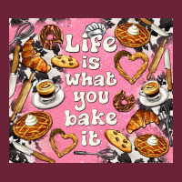 Life Is What You Bake It With Cowhide Long Sleeve Tee | Teevron