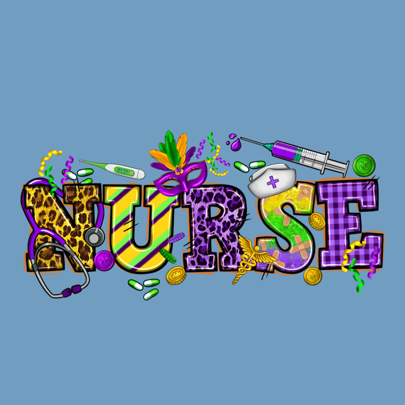 Mardi Gras Day Nurse Urban Heavy Tee by NancyCooperArtShop | Teevron