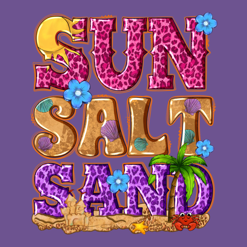 Sun Salt Sand Summer Vintage Tee by NancyCooperArtShop | Teevron