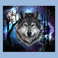 Wolf And Full Moon Premium Hoodie | Teevron