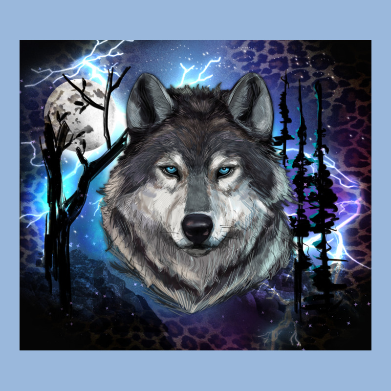 Wolf And Full Moon Premium Hoodie by RanaPortraitStore | Teevron