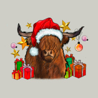 Festive Highland Cow Heavyweight Hoodie | Teevron