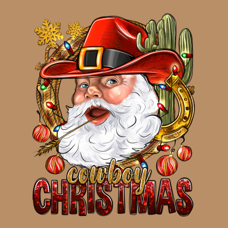 Cowboy Christas Santa Vintage Hoodie by NancyCooperArtShop | Teevron