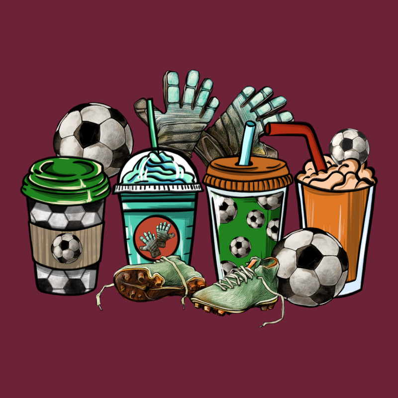 Soccer Coffee Cups Long Sleeve Tee by HowdyJamesFarm | Teevron
