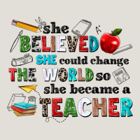 She Believed She Could Change The World So She Bec Heavy Core Tee | Teevron
