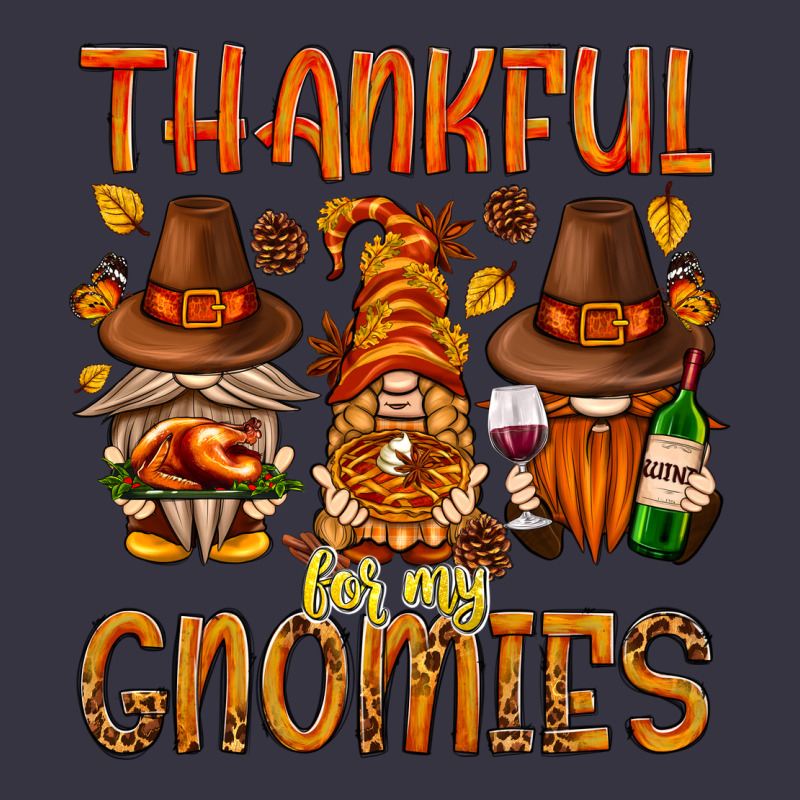 Thankful For My Gnomies Vintage Hoodie by NancyCooperArtShop | Teevron