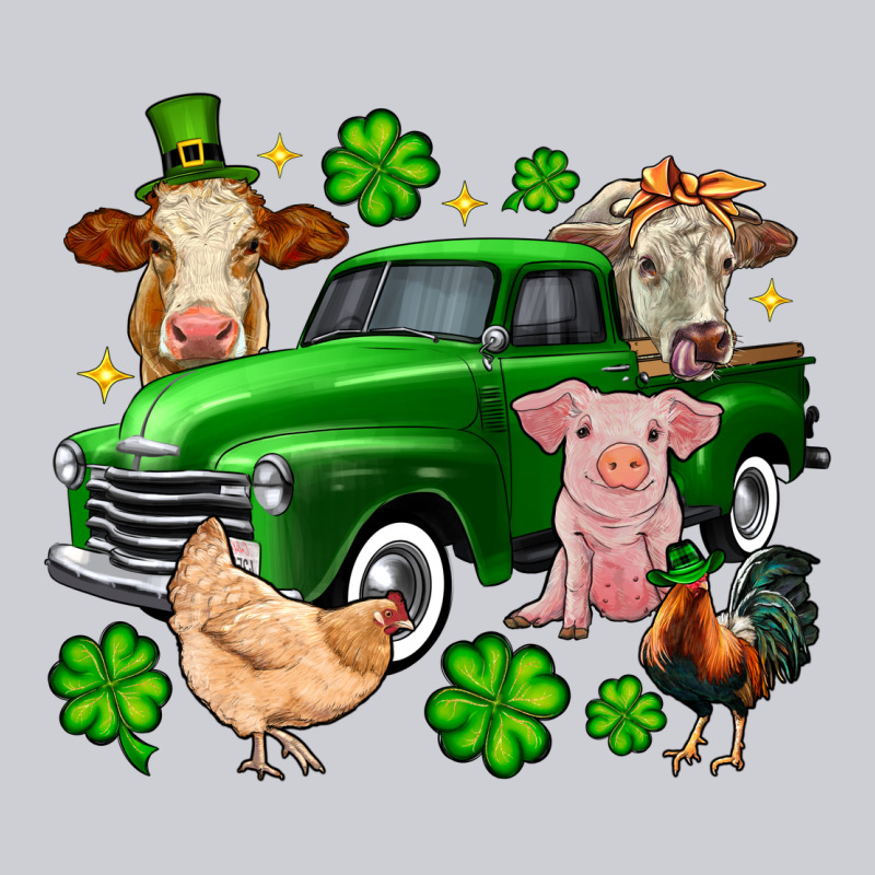 St. Patrick's Farm Animal Truck Heavyweight Sweatshirt by OliviaCreatesArt | Teevron