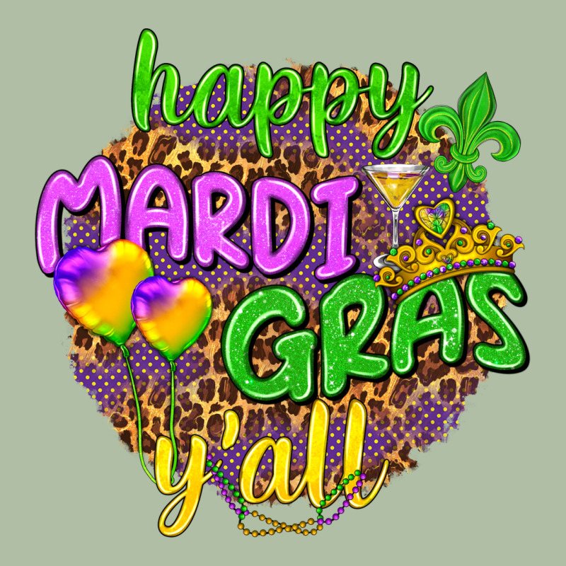 Happy Mardi Gras Y'all Urban Heavy Tee by NancyCooperArtShop | Teevron