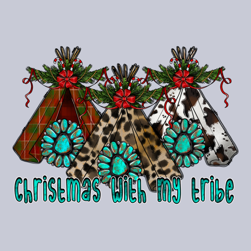 Christmas With Tribe Heavyweight Hoodie by CowhideDigitalArt | Teevron