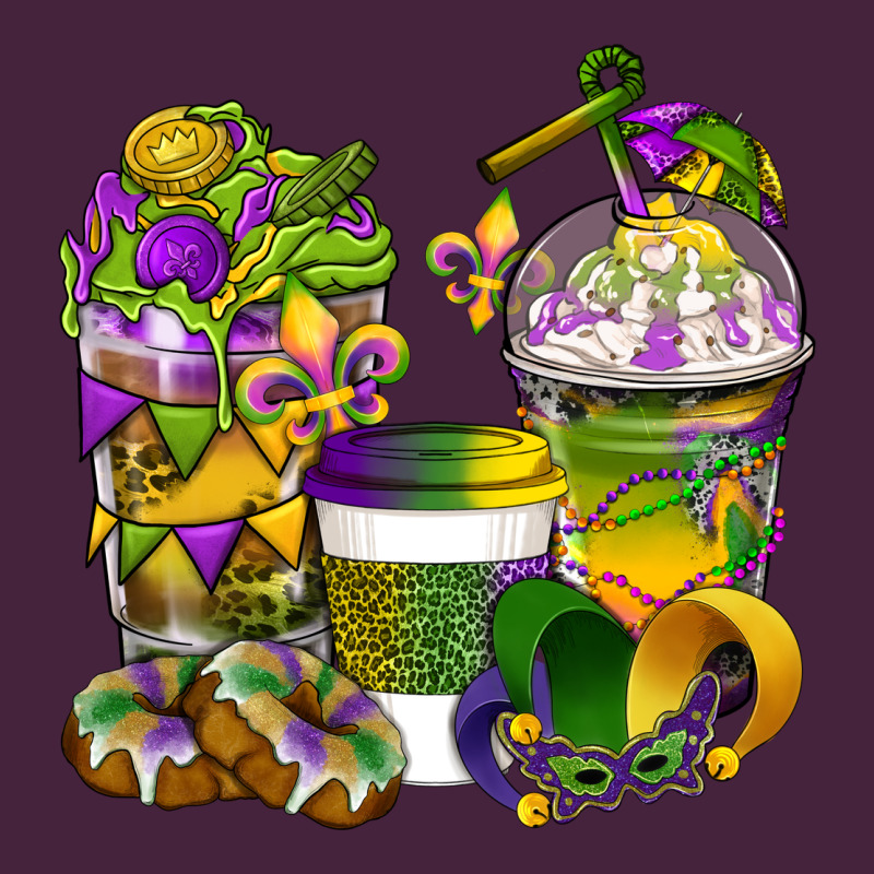 Mardi Gras Coffee Cups Premium Tee by BundleAndBundleShop | Teevron