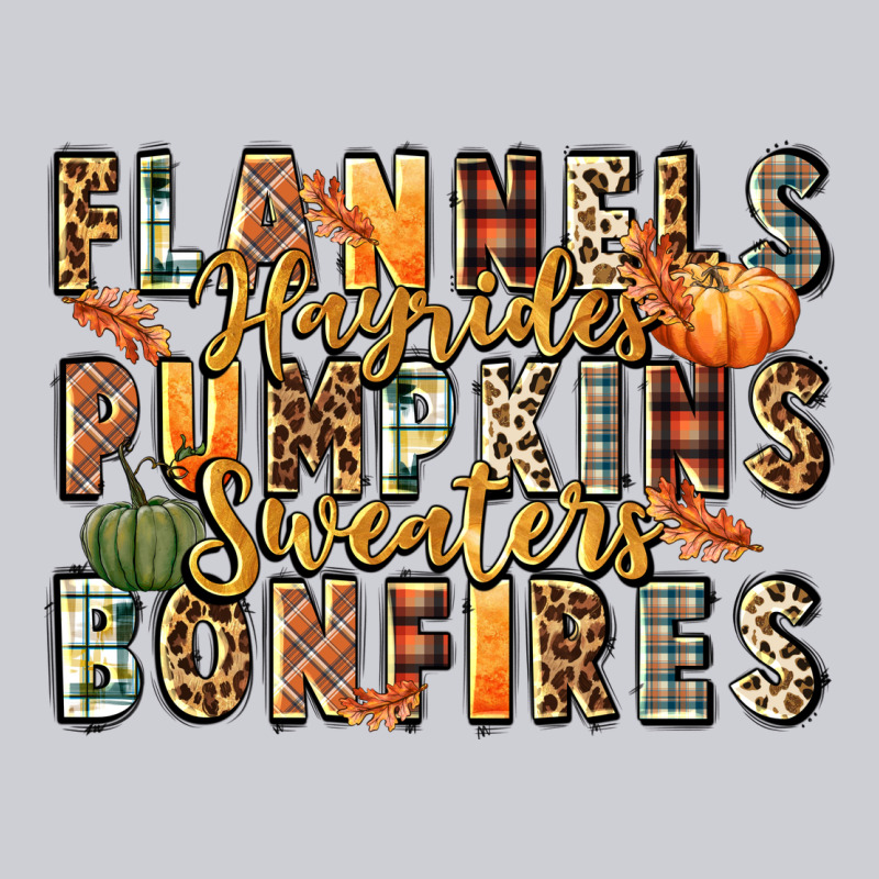 Flannels Hayrides Pumpkins  Bonfires Heavyweight Sweatshirt by FaDigitalArtStudio | Teevron