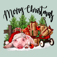 Merry Christmas Pig Zipper Hoodie | Teevron