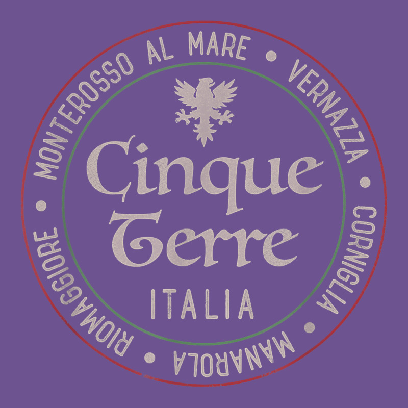 Cinque Terre Italia Gift For Italian Mediterranean Travelers T Shirt Vintage Tee by baoMotion | Teevron