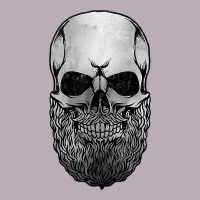 Creepy Bald And Bearded Skull For Halloween & Skeletons Fans T Shirt Vintage Tee | Teevron