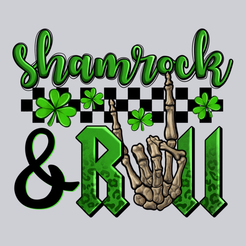 St. Patrick's Day Shamrock And Roll Heavyweight Sweatshirt by OliviaCreatesArt | Teevron