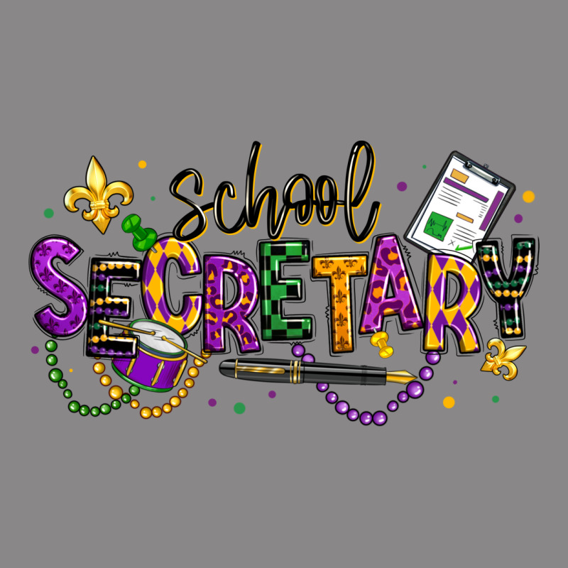 Mardi Gras School Secretary Vintage Tee by texasbilliewilder | Teevron