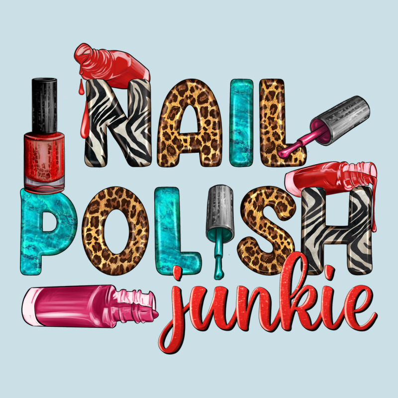 Nail Polish Junkie Bbs Ladies Tee by BundleAndBundleShop | Teevron