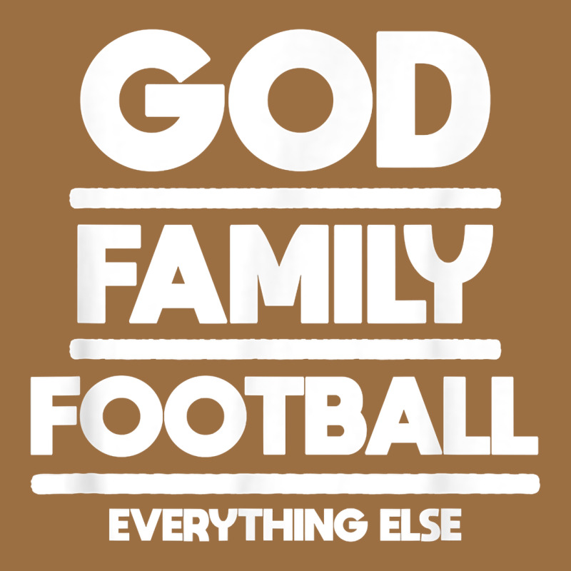 God Family Football Christian Faith Shirt Vintage Tee by baoMotion | Teevron