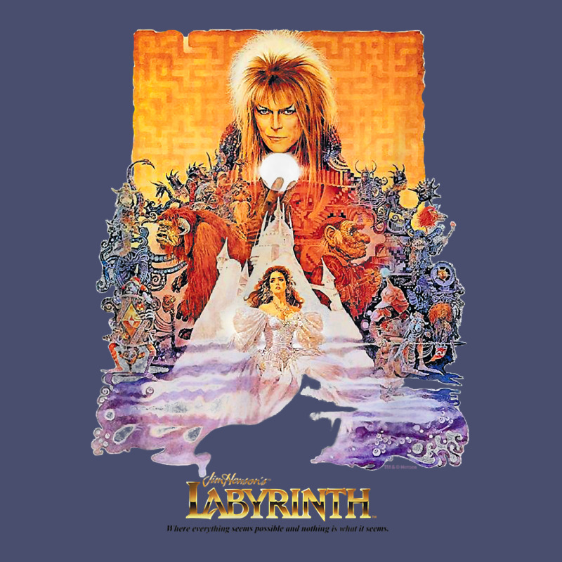 Labyrinth Movie Poster T Shirt Vintage Tee by baoMotion | Teevron