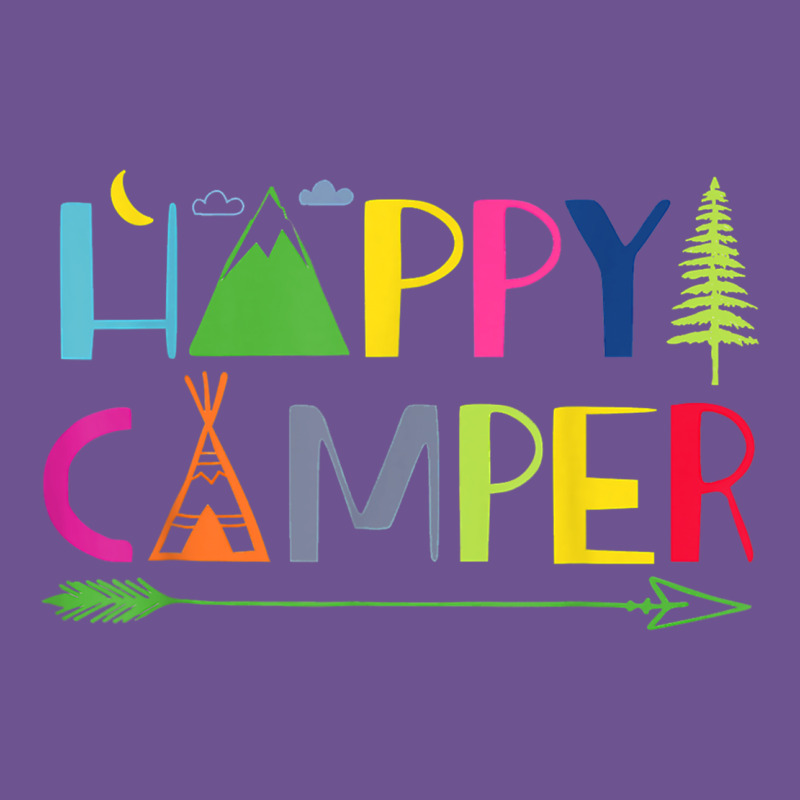 Camping Arrow Camper Happy Summer Camp Camping Kids 635 Vintage Tee by baoMotion | Teevron