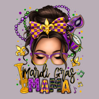 Mardi Gras Mama Messy Bun Vintage Tee | Teevron