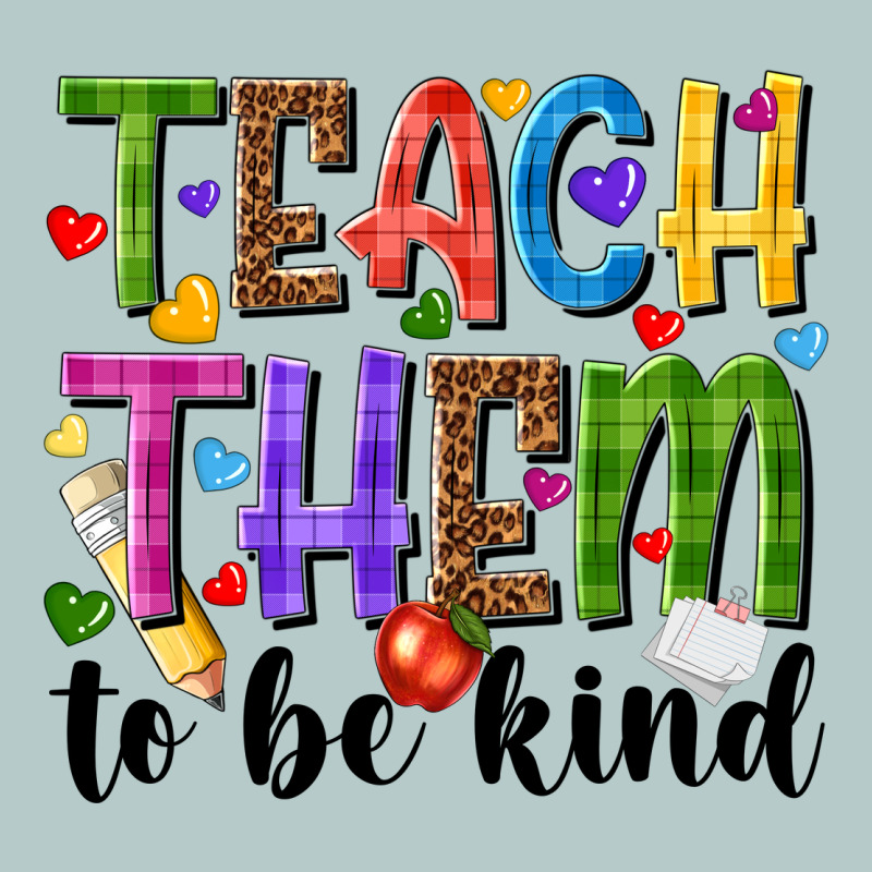 Teach Them To Be Kind Heavy Core Tee by NancyCooperArtShop | Teevron