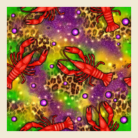 Mardi Gras Lobster Seamless Pattern Premium Tee | Teevron