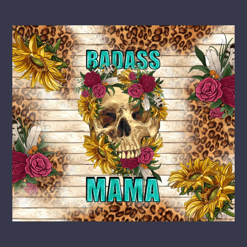 Badass Mama With Flowers Long Sleeve Tee by TumblerDesignByShophia | Teevron