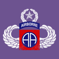 82nd Airborne Div Parachutist Wings And Patch - Distressed Vintage Tee | Teevron