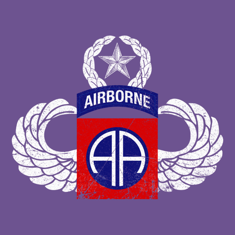 82nd Airborne Div Parachutist Wings And Patch - Distressed Vintage Tee by baoMotion | Teevron