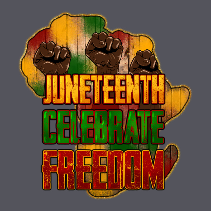 Juneteenth Celebrate Freedom Vintage Hoodie by NancyCooperArtShop | Teevron