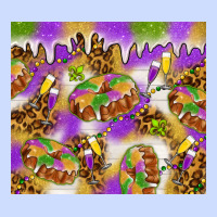 Mardi Gras With King Cake Urban Heavy Tee | Teevron