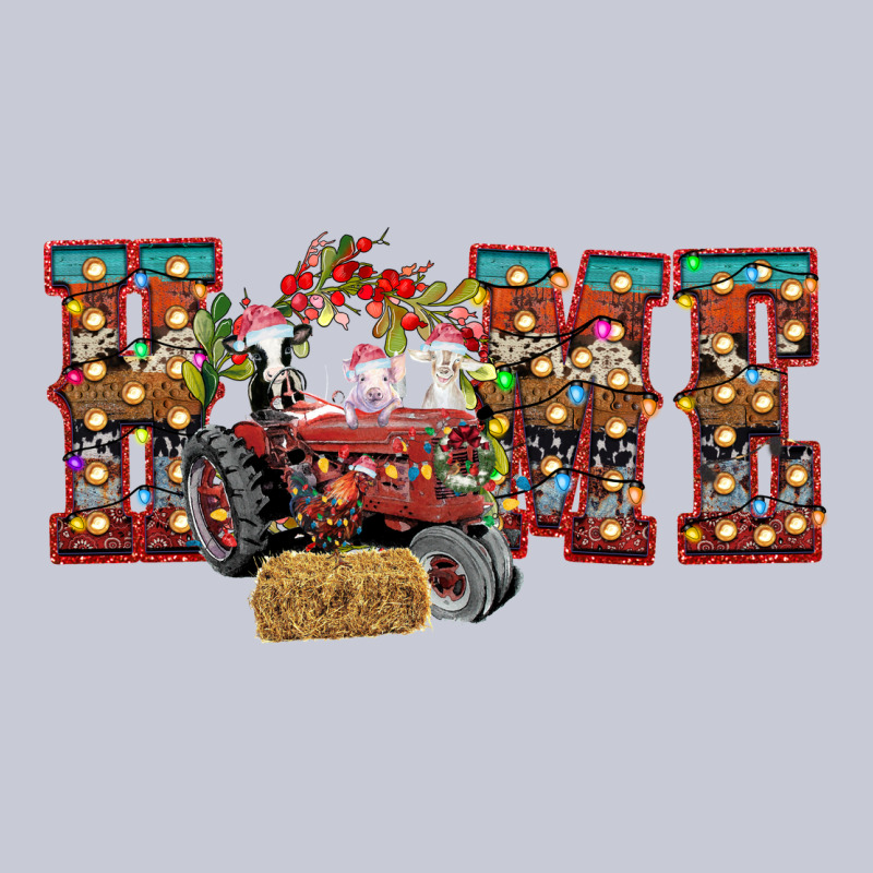 Home Christmas Farm Animals Heavyweight Hoodie by CowhideDigitalArt | Teevron
