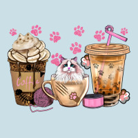 Cat Coffee Cups With Paw Bbs Ladies Tee | Teevron