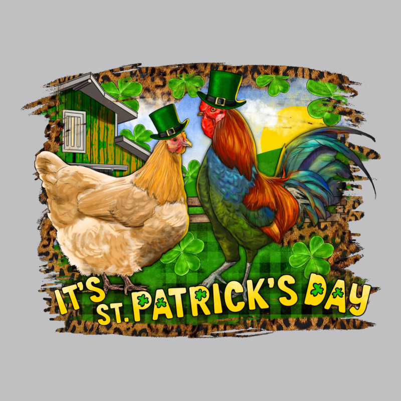 It's St. Patrick's Day Rooster And Chicken Long Sleeve Tee by RanaPortraitStore | Teevron