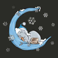 Snowman And Moon Heavy Core Tee | Teevron
