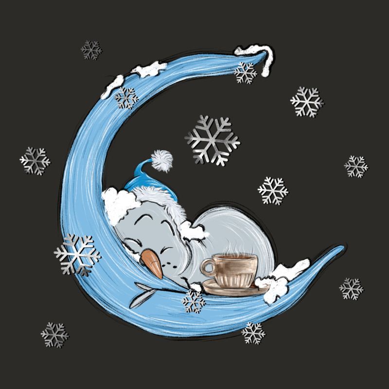 Snowman And Moon Heavy Core Tee by MaliasSmallBusiness | Teevron