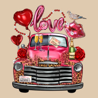 Western Valentines Day Truck Love Bird Letter Heavyweight Sweatshirt | Teevron