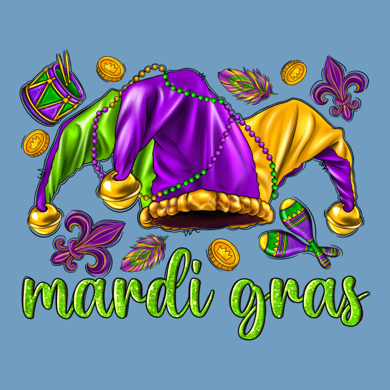 Mardi Gras With Jester Urban Heavy Tee by NancyCooperArtShop | Teevron