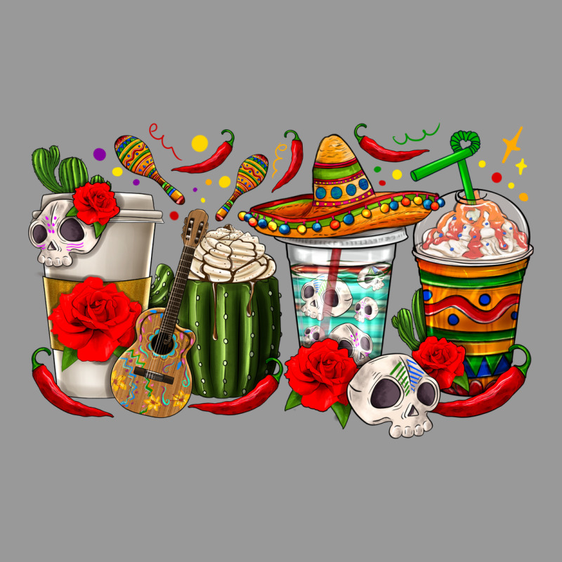 Hispanic Heritage Month Coffee Cups Vintage Hoodie by texasbilliewilder | Teevron