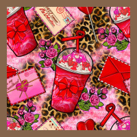 Valentines Day Coffee Cups And Love Letter With Xoxo And Leopard Seaml Premium Tee | Teevron