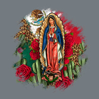 Our Lady Of Guadalupe Mexican Flag Cactus Roses Heavyweight Sweatshirt | Teevron