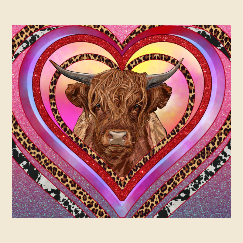 Highland Cow Valentine's Day Premium Tee by RanaPortraitStore | Teevron