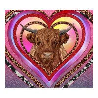 highland cow valentine's day | Teevron